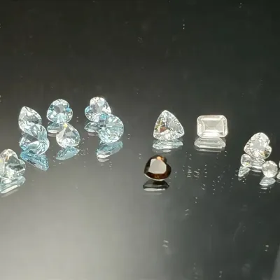 12.30 CTTW Heart-Shaped, Emerald-Cut & Trillion-Cut Gemstones Mystery Lot | Not Tested 