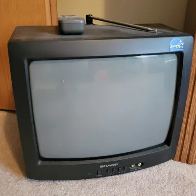 Sale Photo Thumbnail #74: Vintage Sharp CRT television 