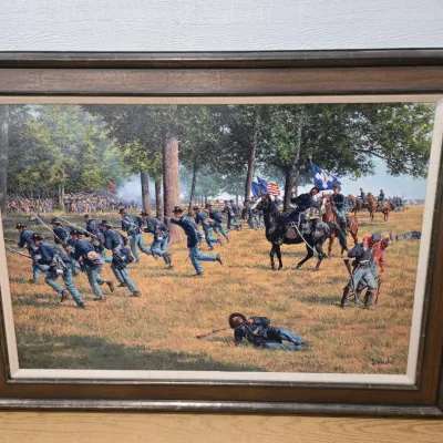 Sale Photo Thumbnail #24: Death Of Reynolds By Bradley J Schmehl
36x26 Certificate Of Authenticity