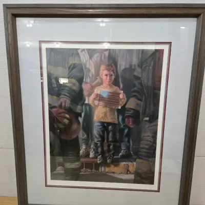 Sale Photo Thumbnail #23: The Flag By Bob Byerley 462/1500
27x36 Certificate Of Authenticity