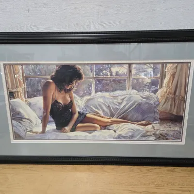 Sale Photo Thumbnail #11: Black Lace Nightgown By Steven Hanks 322/999
34x20 Certificate Of Authenticity