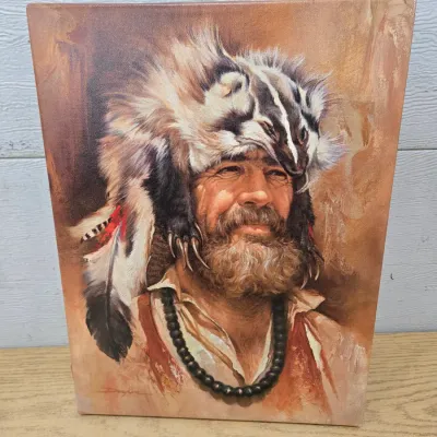 Sale Photo Thumbnail #15: Wild Wings The Free Trapper by Russ Docken
11x15