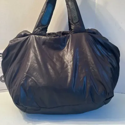 See By Chloé Authentic Puffer Shoulder Bag Black 