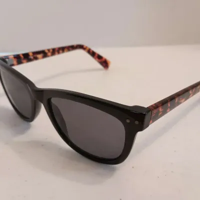 Cole Haan C6069 Sunglasses - Black Frames, Tortoise Shell Arms