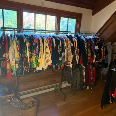 a sampling of crazy fun sweaters !!