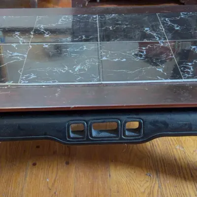 Sale Photo Thumbnail #106: Asian-Style Coffee Table w/Tile Top & Ming Legs

