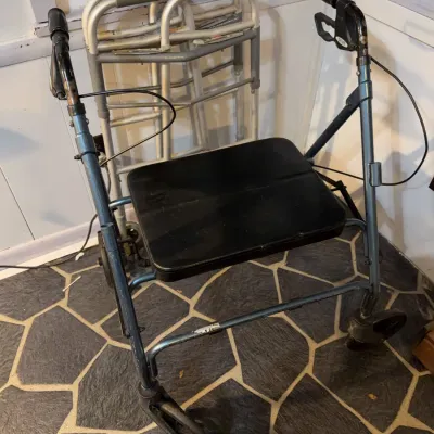 Sale Photo Thumbnail #22: Drive Rollator Walker w/Seat & 2 Folding Walkers
