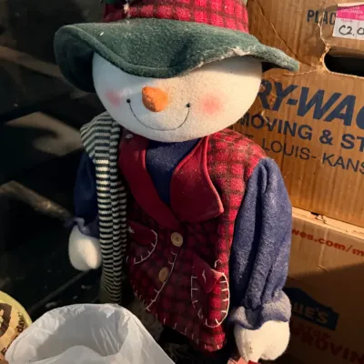 Sale Photo Thumbnail #63: Snowman decoration & seasonal collectibles