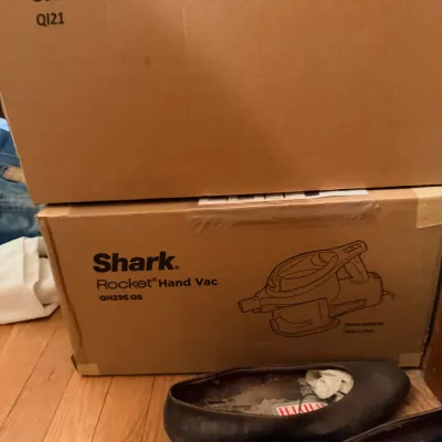 Sale Photo Thumbnail #69: Boxed Shark Rocket Hand Vac and Go2 stick vac