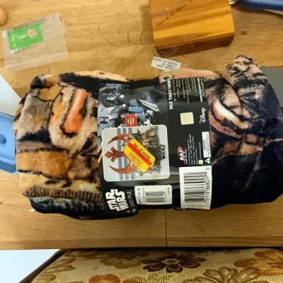 Sale Photo Thumbnail #52: Vintage sofa & new-in-package Star Wars Rogue One throw