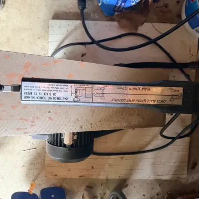 Sale Photo Thumbnail #11: Buffalo 15" scroll saw - vintage workshop tool