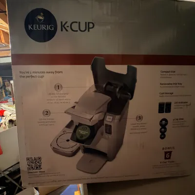 Sale Photo Thumbnail #33: Boxed Keurig K-Cup brewer