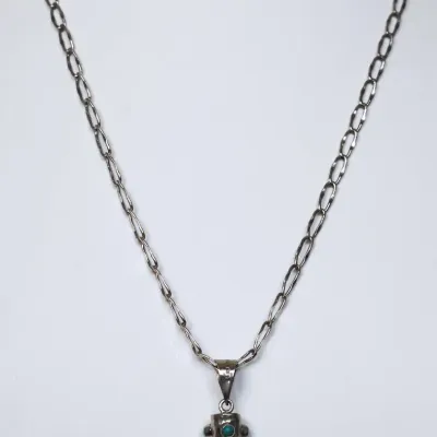 Sale Photo Thumbnail #196: Collectors: Gabreilla Sanchez  Sterling Necklace
