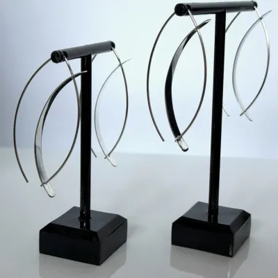Sale Photo Thumbnail #178: mRm "Eclipse" 925 Open Hoop Style Earrings
