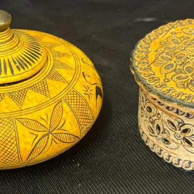 Sale Photo Thumbnail #69: Handmade Decorative Wood & Ceramic Boxes
