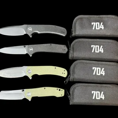LH118HI - 4 704 Tactical Folding Knives with Cases – Group 2