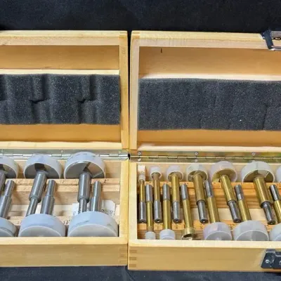 LH576HI - Two Boxed Forstner Type Drillbit Sets: Assorted Sizes