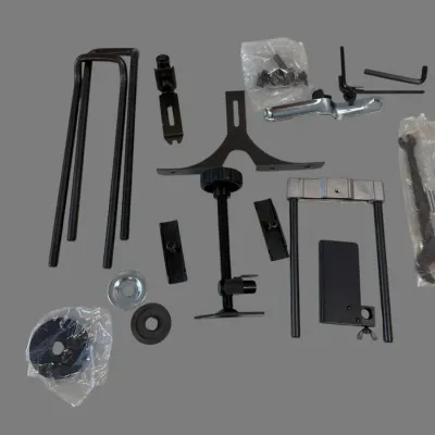LH154HI - Assorted Woodworking Machine Guides, Clamps, Wrenches & Hardware
