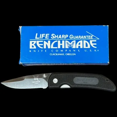 LH113HI - Vintage Benchmade Panther 405 Clip Point Folding Knife – USA