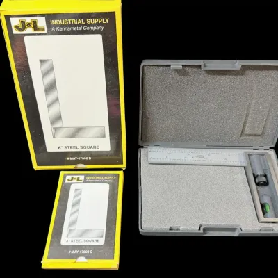 LH150HI - Precision Squares - iGaging Combination Square & J-L Steel Squares
