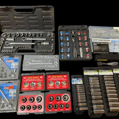 LH104HI - Large Assorted Socket Sets - SAE & Metric – Pittsburgh, Quinn, Benchtop & More