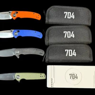 LH119HI - 4 704 Tactical Folding Knives with Cases – Group 3