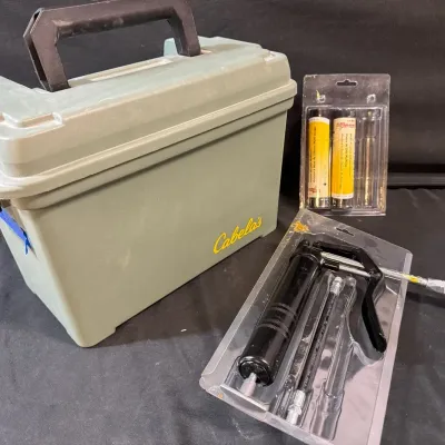 LH564HI - Lucas Griese Gun/Griese Cartridges/Cabela’s Dry Storage Box