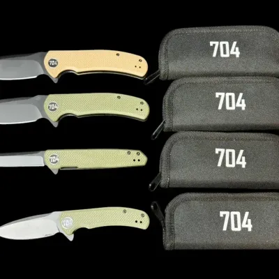 LH117HI - 4 704 Tactical Folding Knives with Cases – Group 1