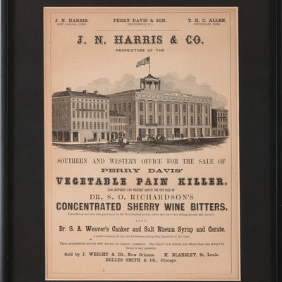 Sale Photo Thumbnail #109: J.N. Harris & Co. Cureall Advertisement.