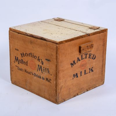 Sale Photo Thumbnail #72: Horlicks Malted Milk Crate.