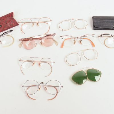 Sale Photo Thumbnail #137: Ten Pairs of Vintage Eyeglasses.