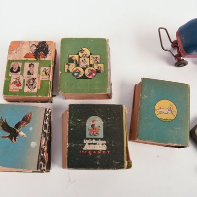 Sale Photo Thumbnail #58: Four Big Little Books and a Group of Toys.