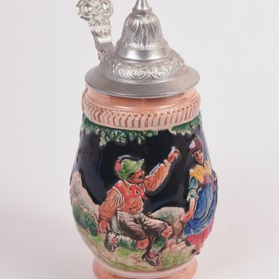 Sale Photo Thumbnail #98: Small German Porcelain Stein.