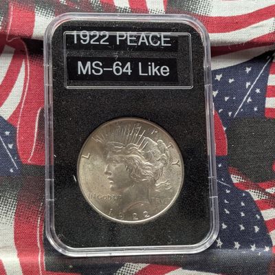 Sale Photo Thumbnail #157: 1922 Peace 90% Silver Dollar -  MS