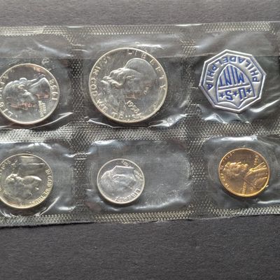 Sale Photo Thumbnail #353: 1958 U.S. Proof Set w/ No Envelope - Includes (3) 90% Silver Coins