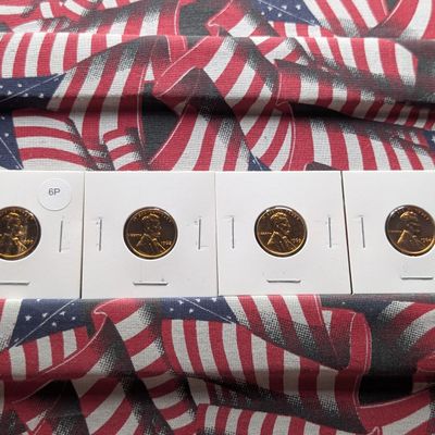 1959, 1962, 1963, & 1964 Proof Lincoln Memorial Cents