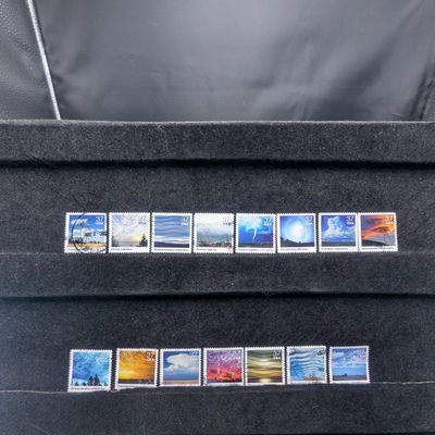 Sale Photo Thumbnail #381: (15) U.S. Cloud Scapes Stamps