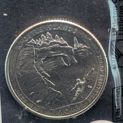 Sale Photo Thumbnail #217: 2018-D Apostle Islands Washington Quarter, Uncirculated-60 in Littleton Packaging