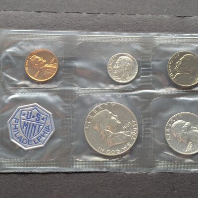 Sale Photo Thumbnail #366: 1963 U.S. Proof Set w/ No Envelope - Includes (3) 90% Silver Coins