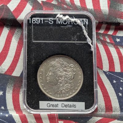 Sale Photo Thumbnail #151: 1891-S Morgan 90% Silver Dollar