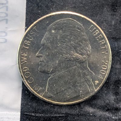Sale Photo Thumbnail #231: 2004-P Jefferson Nickel, Uncirculated-60 in Littleton Packaging