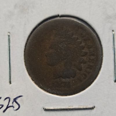 Sale Photo Thumbnail #184: 1874 Indian Head Cent