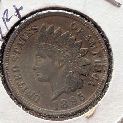 Sale Photo Thumbnail #314: 1895 Indian Head Cent - Strong Liberty w/ Diamonds!