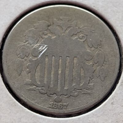 Sale Photo Thumbnail #127: 1867 Shield Nickel