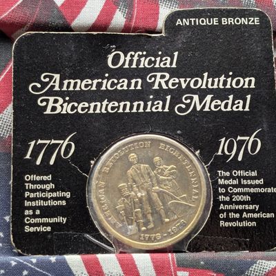 Sale Photo Thumbnail #279: 1976 American Revolution Bicentennial Medal