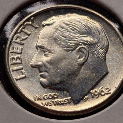 Sale Photo Thumbnail #183: 1962-D Roosevelt 90% Silver Dime - MS