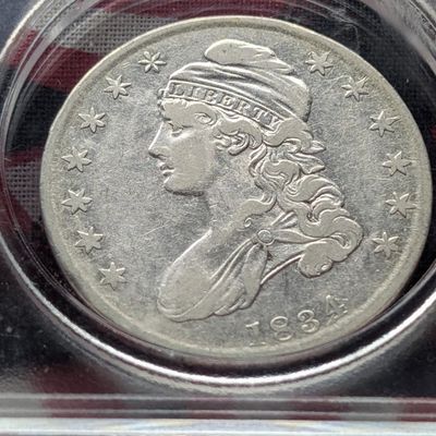 1834 Capped Bust Silver Half Dollar