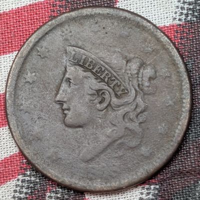 Sale Photo Thumbnail #214: 1838 Matron Liberty Head Large Cent