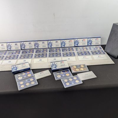 Sale Photo Thumbnail #236: COMPLETE 1999-2008 U.S. Proof Sets w/ State Quarters - All 10 Years