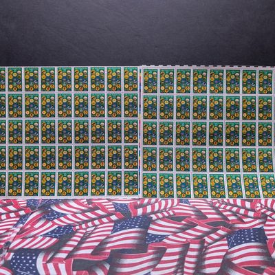 Sale Photo Thumbnail #326: (2) Sheets of 50 Girl Scouts USA 22 Cent Stamps, $22 Face Value
